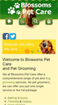 Mobile Screenshot of blossoms-pet-care.co.uk